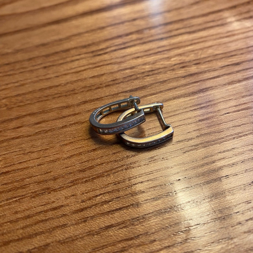 Small huggie hoop earrings